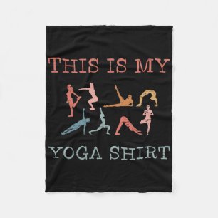 Cobertor De Velo Este É Meu Design De Yoga Poses De Yoga Fluxo Viny