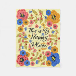 Cobertor De Velo Este é meu lugar feliz