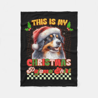 Cobertor De Velo Este É Meu Pajama De Natal Engraçado Sheph Austral