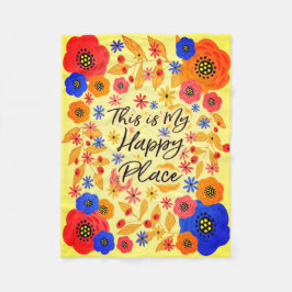 Cobertor De Velo Este é meu Sangria feliz do lugar