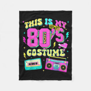 Cobertor De Velo Este É o Figurino dos Anos 80 Festa de 1980s Roupa