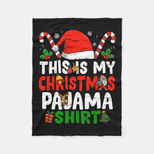 Cobertor De Velo Este É o Meu Natal Pijama Diversão Natal 