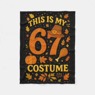 Cobertor De Velo Este é o meu traje de Ação de Graças 67 Número 6 7