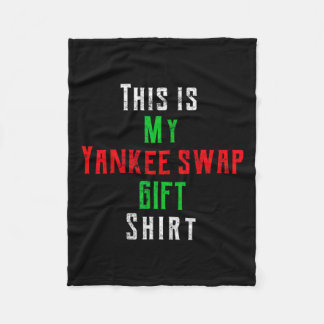 Cobertor De Velo Este É O Meu Yankee Swap, Gift Funny Family Group