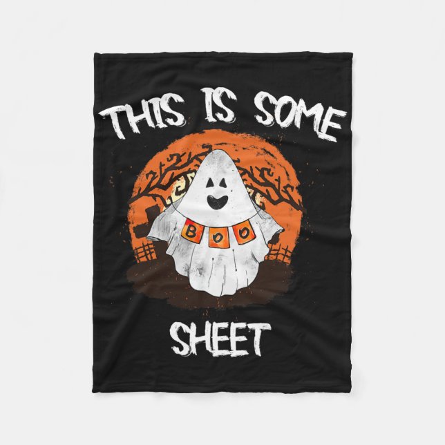 Cobertor De Velo Este É Um Presente Engraçado De Boo Sheet Hallowee (Frente)
