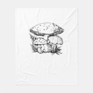Cobertor De Velo Estética Cute Cottagecore Cogumelo Fungo Goblincor