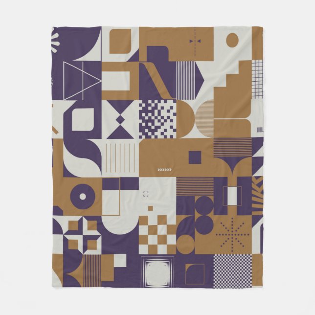 Cobertor De Velo Estética neomoderada do brutalismo design poster (Frente)