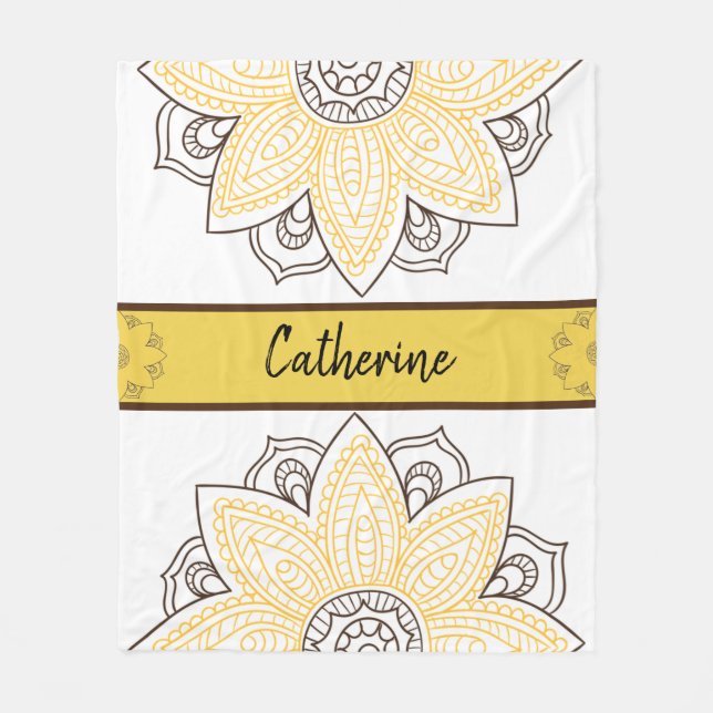 Cobertor De Velo Estilo Boêmiano Personalizado (Frente)