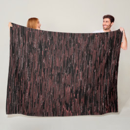 Cobertor De Velo Estilo de mosaico borgonha com fundo áspero