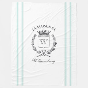 Cobertor De Velo Estilo de Vintage - Parada de Fita Azul Aqua Azul