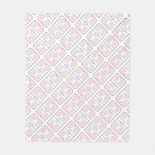 Cobertor De Velo Estilo do Jogo de Hockey com Diagrama de Gelo