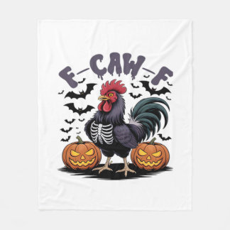 Cobertor De Velo Estilo engraçado gótico de corvo Humor F Caw F