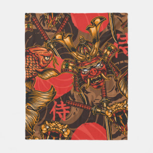 Cobertor De Velo Estilo japonês padrão uniforme de vintage com sa