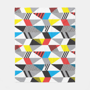 Cobertor De Velo Estilo Retro Bauhaus: Abstrato sem costura