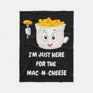Cobertor De Velo Estou Aqui Apenas Para a Camiseta Divertida de Mac