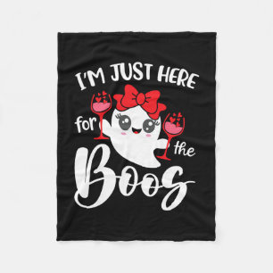 Cobertor De Velo Estou Aqui Apenas Para As Vaias Halloween Mulheres