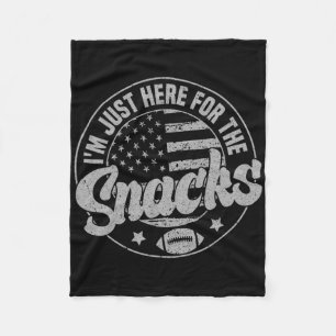 Cobertor De Velo Estou Aqui Apenas Para Os Lanches Futebol American