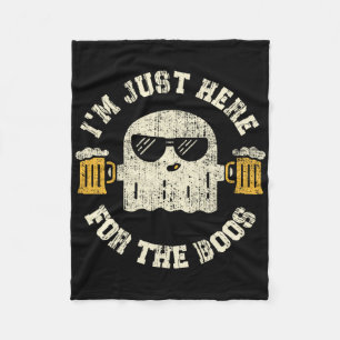 Cobertor De Velo Estou aqui para a parte do Bebendo do Boos Hallowe