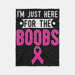 Cobertor De Velo Estou aqui para o Cancer de mama Awarene
