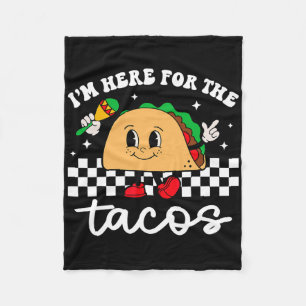 Cobertor De Velo Estou Aqui Para Os Tacos Mexicano Cinco De Mayo En