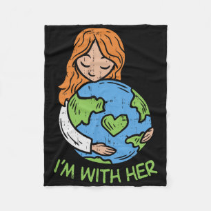 Cobertor De Velo Estou Com Sua Camisa De Dia Da Terra Pro Save Envi