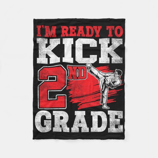 Cobertor De Velo Estou pronto para fazer segundo de Karate Ck na es (Frente)