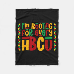 Cobertor De Velo Estou Torcendo Por Todo Hbcu Histórico Faculdade N