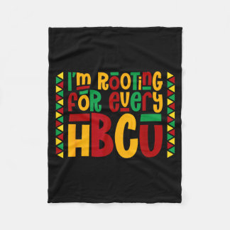 Cobertor De Velo Estou Torcendo Por Todo Hbcu Histórico Faculdade N