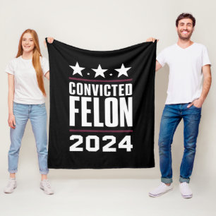 Cobertor De Velo Estou votando no réu condenado pró Trump 2024