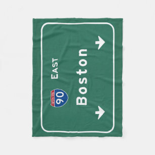 Cobertor De Velo Estrada da estrada nacional das mães de Boston