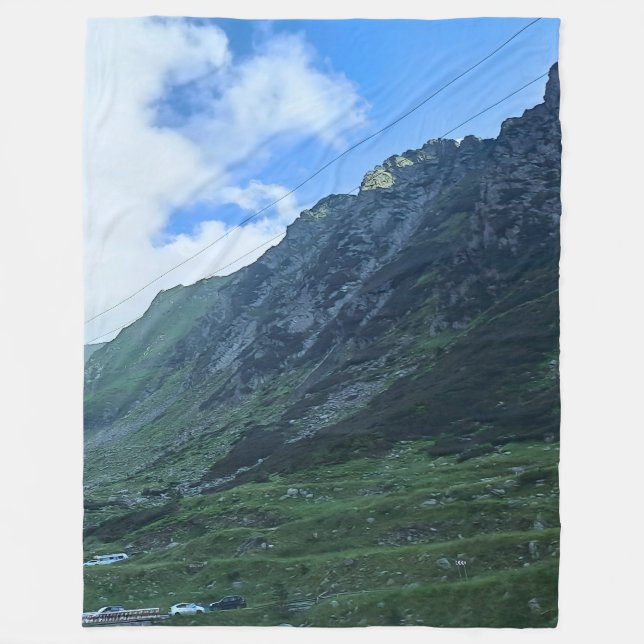 Cobertor De Velo Estrada da Montanha Transfagarasan - Romênia (Frente)