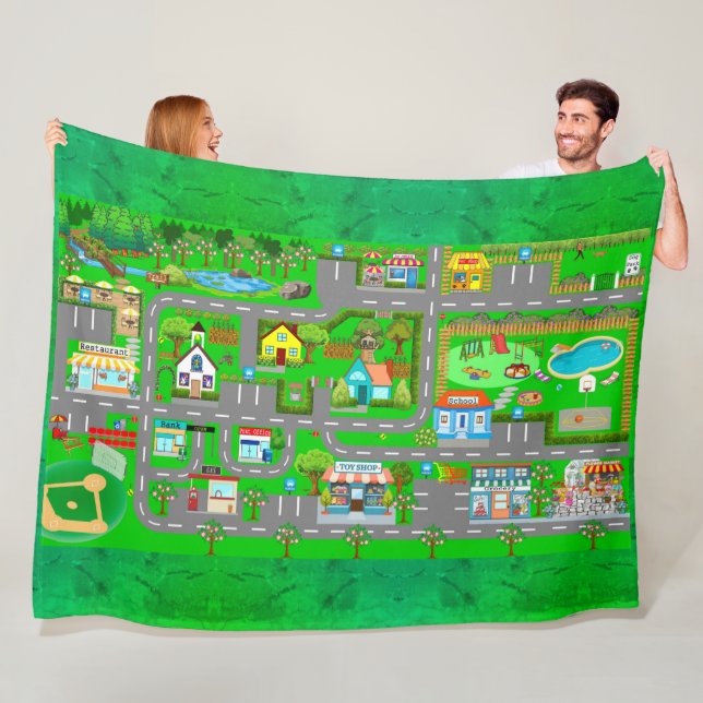 Cobertor De Velo Estradas de cidade para carros (In Situ)