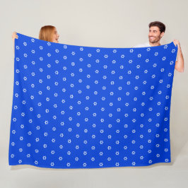 Cobertor De Velo Estrela branca de David Royal Blue Bedcover