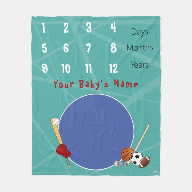 Cobertor De Velo Etapas Bebê em Aberto HAMbyWG (Frente)