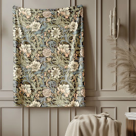 Cobertor De Velo Eterno William Morris Classic Floral Patternos