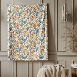Cobertor De Velo Eterno William Morris Classic Floral Patternos