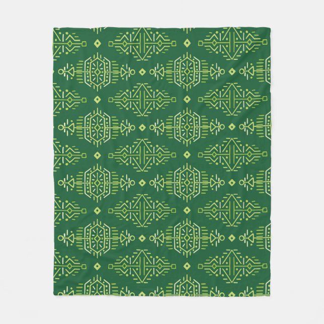 Cobertor De Velo Étnica Boho: Tribal Criativo Sem Olho. (Frente)