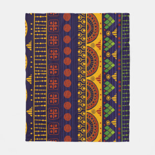 Cobertor De Velo Etno Tribal: Design de padrão sem costura.