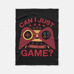 Cobertor De Velo Eu Acabei O Gami De Controladora De Vídeo Do Jogo