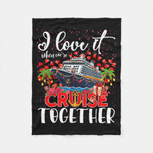 Cobertor De Velo Eu Adoro Quando Estamos Cruzeiros Juntos Casal Cru