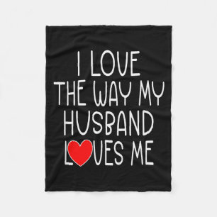 Cobertor De Velo Eu Amo a Maneira Como Meu Marido Me Ama - Esposa V