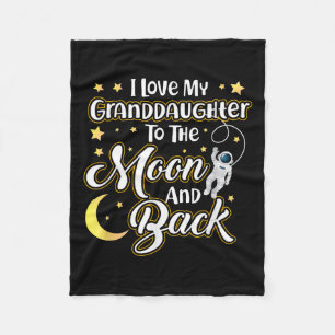Cobertor De Velo Eu Amo A Minha neta À Lua E Volto Engraçado