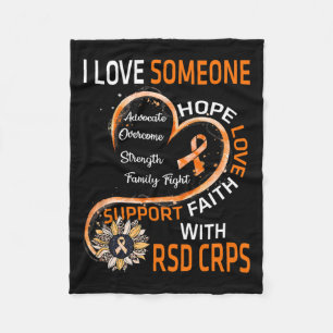 Cobertor De Velo Eu Amo Alguém Com Caixas De Rsd Conscientes Girass