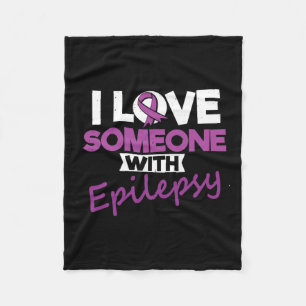 Cobertor De Velo Eu Amo Alguém Com Epilepsia Day Convulsa Guerreiro