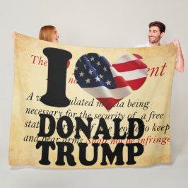 COBERTOR DE VELO EU AMO DONALD TRUMP