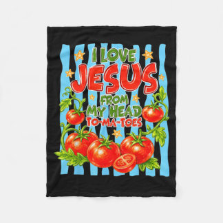 Cobertor De Velo Eu Amo Jesus Da Cabeça Aos Pés Engraçado