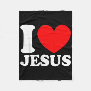 Cobertor De Velo Eu Amo Jesus Fofo Religioso Cristão Religioso