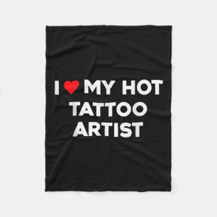 Cobertor De Velo Eu Amo Meu Artista De Tatuagem Quente Namorado Gi