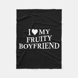 Cobertor De Velo Eu Amo Meu Namorado Frutado Humor de Namorada Engr