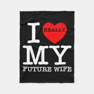Cobertor De Velo Eu Amo Minha Futurа Esposa Casamento Noiva Noivo